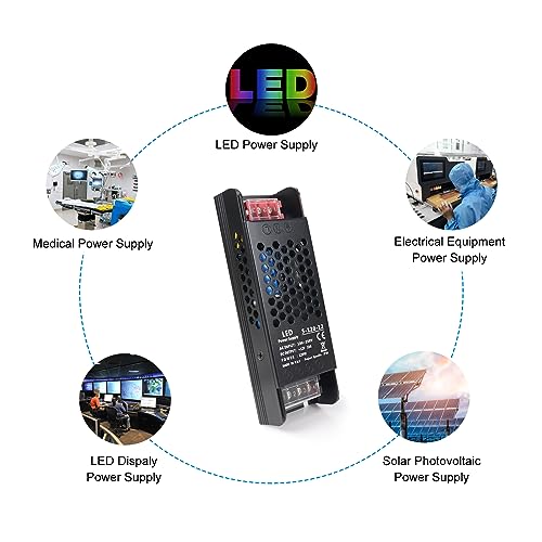 120W 12V 10A Universal Switching Power Supply for LED Strip Lights, Industrial Devices