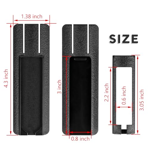 ACTIONUNION Pressure Switch Mount for PEQ 15 and Tactical Flashlight fits 20mm Picatinny Rail (Black, 1 Pack)