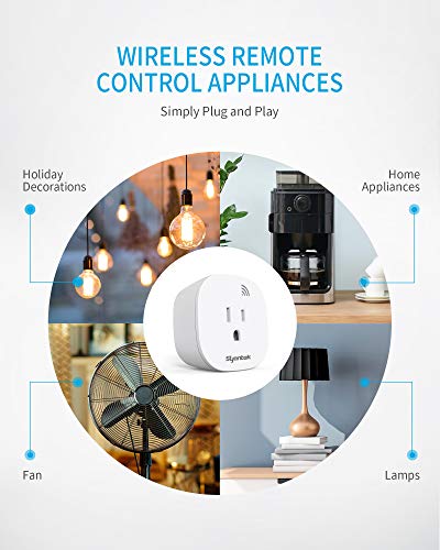 Wireless Remote Control Outlet Kit for Household Appliances - 100ft Range, FCC & ETL Certified, 3 Outlets + 1 Remote