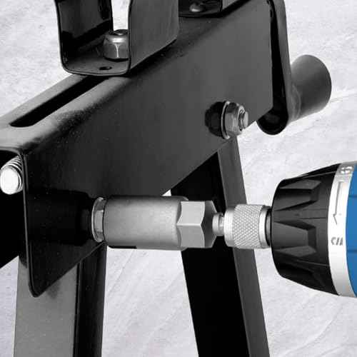 2 Pack Power Wing Nut Driver Set (2 Size 12mm,19mm) Wing Nut Drill Bit Socket Wrench Tool Set with 1/4 Quick Connect Hex Shank for Panel Nuts C Hook Bolts Eye Screws Q-Hanger