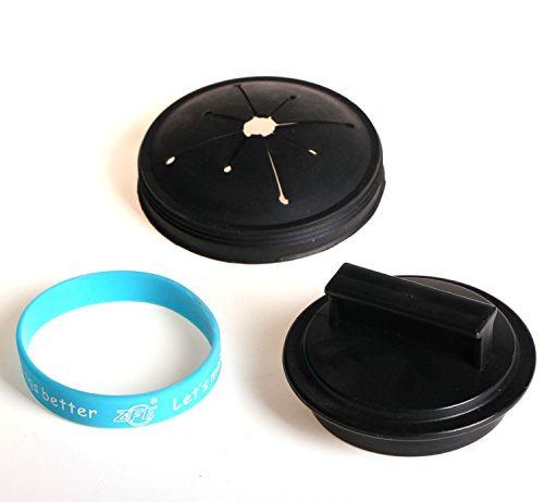 Waste King Black EZ Mount Garbage Disposal Stopper & Splash Guard - Pack of 1