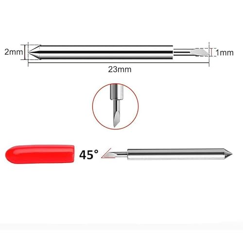 90PCS Replacement Blades,60PCS 45¡ÆStandard Blades, 15PCS 30¡ÆFine Point Blades and 15PCS 60¡ÆDeep Cut Blades