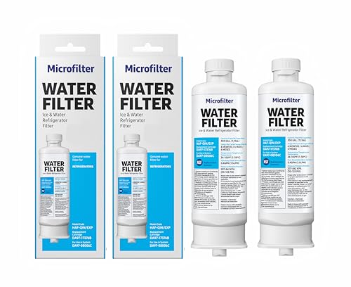 2-Pack HAF-QIN/EXP Water Filter Replacement for DA97-17376B | Carbon Block, 6-Month Filter
