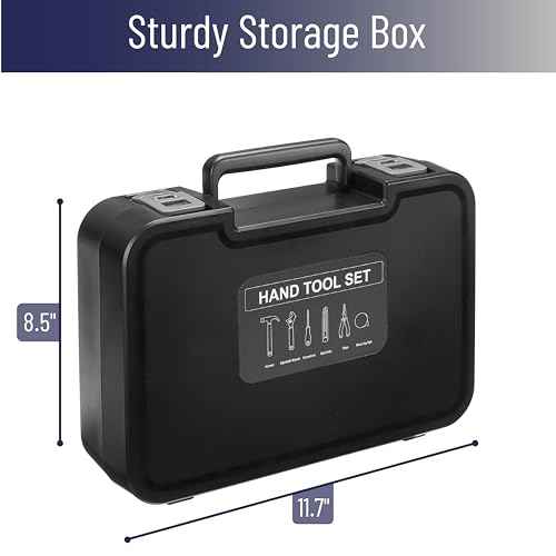 Bates- Household Tool Kit, Small Tool Kit, Tool Set for Home, Small Tool Box Set