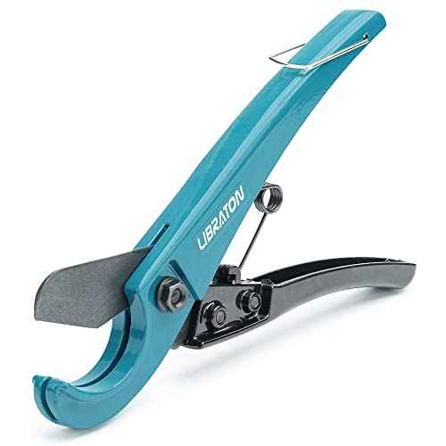 Libraton Pex Cutter 1-1/4", Pex Pipe Cutter, PEX Tube Cutter, Pex Pipe Tool, PEX Pipe Cutting Tools for PEX, PVC (Thin), PPR Plastic