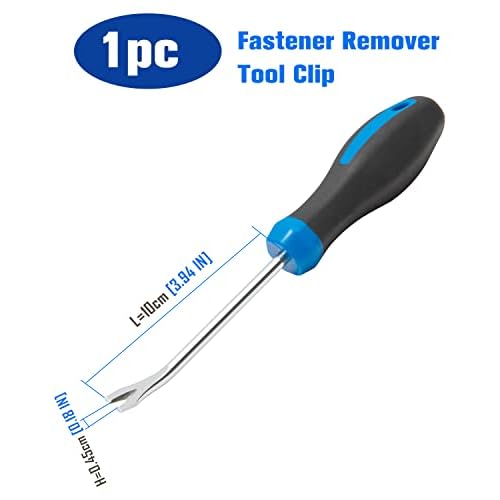 ROTATION Tack Lifter U Tip Nail Puller Upholstery Staple Remover Tool for Furniture, Auto