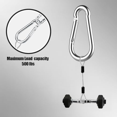 GAGBC 30PCS Heavy Duty Spring Snap Hooks 3 Inch M8 Carabiner Clips Bulk