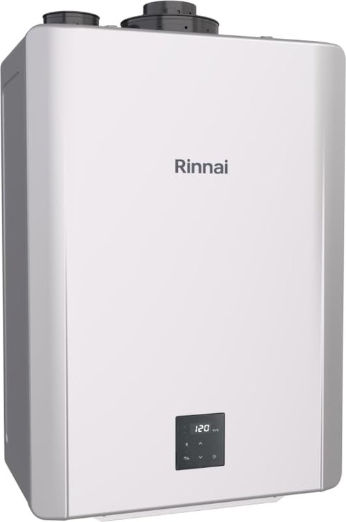 NEW Rinnai RX199iN Condensing Smart Sense Natural Gas or Propane Tankless Water Heater, Indoor or Outdoor Water Heater, Up to 11.1 GPM, 199,000 BTU