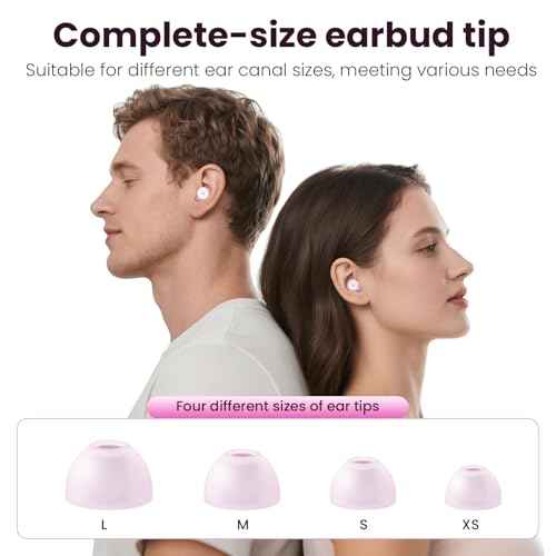 Ear Plugs for Sleeping Noise Reduction, 30dB Ear Plugs for Hearing Protection, 4 Pair Eartips Silicone Soft Reusable EarPlugs for Sleep, Concert, Focus with Case
