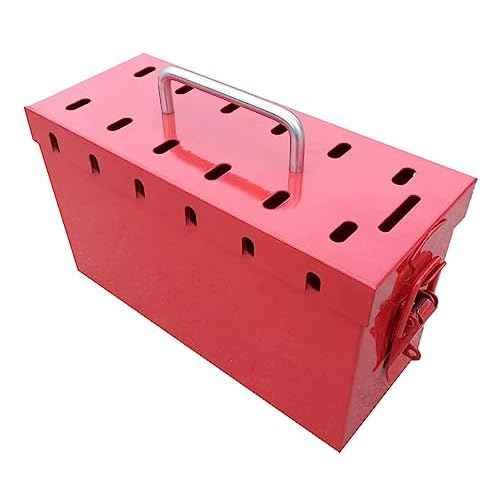 MACCANN&ESSIN Lockout Tagout Group Lock Box Lock Out Tag Out Loto Boxes for OSHA Compliant Procedures (1)