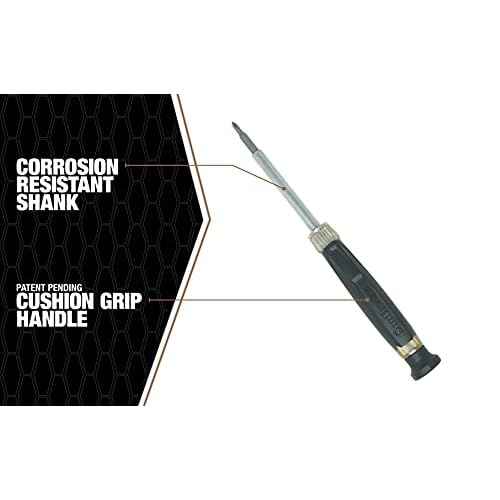 Southwire SD4N1P 4-in-1 Precision Screwdriver with Phillips and Slotted Bits