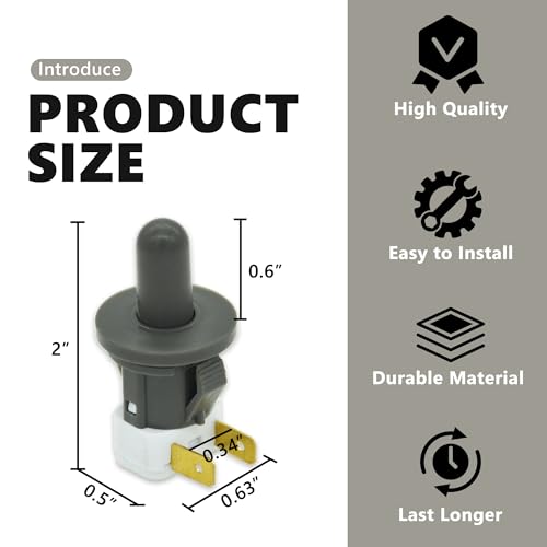 Refrigerator Door Interlock Switch for Samsung RF263/RS25/RF28 - Replacement Part
