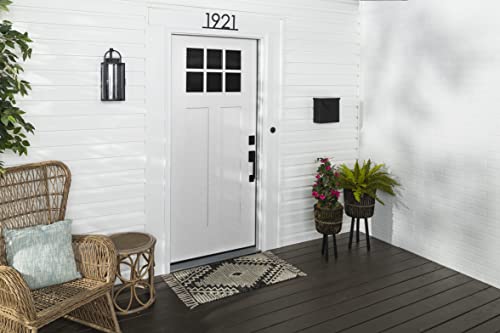 Rust-Oleum Advanced Dry Door & Trim Paint Satin White Quart - Ready to Use, Fast-Drying