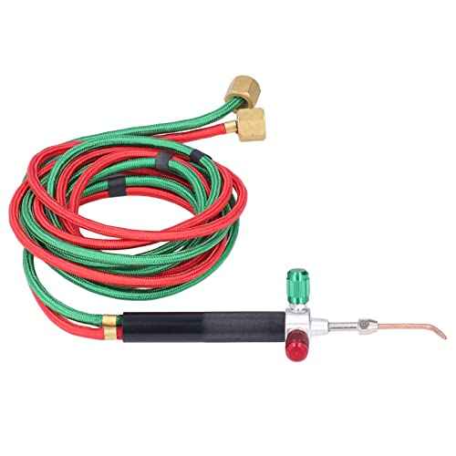 Mini Oxygen Torch Kit, Micro Oxygen Acetylene/Butane Gas Welding Torch with 5 Weld Tips for Jewelry Repair Crafts Electronics