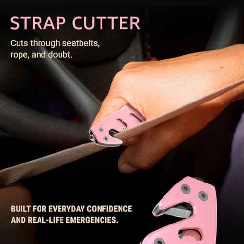 Pink Pocket Knife for Women - Legal Small Knife - 2.68 Inch Serrated Blade - Womens Knife for Self Defense - Cute Girl Survival Tool Pocket & Folding Knives - Mothers Day Gift Idea - 6655 P