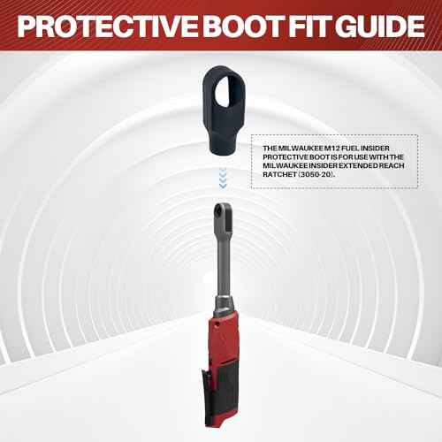 Protective Boot 49-16-3050 Reach High Speed Ratchet Protective Boot for Milwaukee M12 Insider Ratchet 3050-20