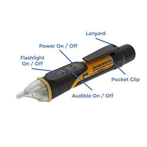 IDEAL Electrical 61-647 Single Range 50 to 1000V AC NCVT w/Flashlight