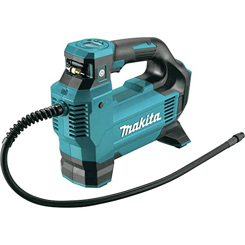 Makita 18V LXT Cordless High-Pressure Inflator 160 PSI, Auto-Stop, Teal