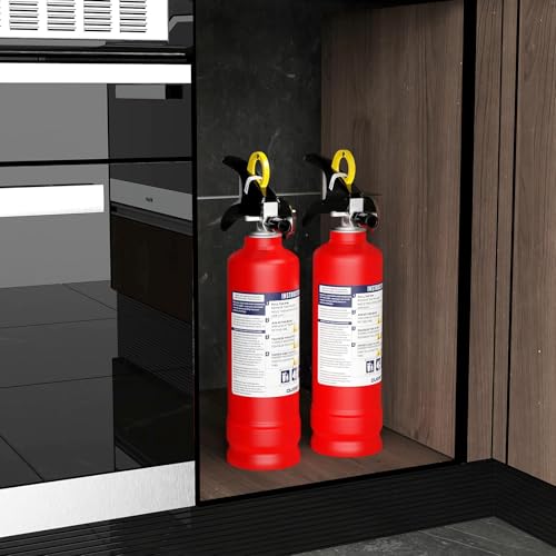 Ougist 2.5 lb ABC Fire Extinguisher - Home & Vehicle Safety, Dry Chemical, Quick-Release Handle, Model FF1KG, 1 Pack