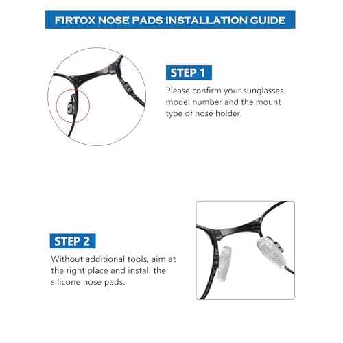 Replacement Nose Pads for Oakley Socket 5.5 OX3218/Socket 5.0 OX3217/Socket Ti OX5019/Steel Plate OX3222/Contrail Eyeglasses