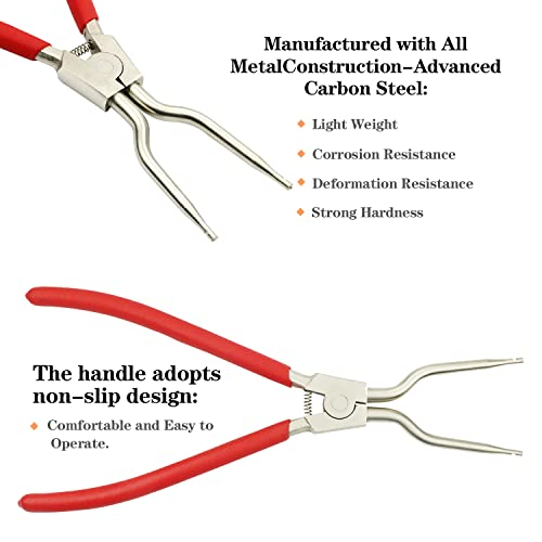 Sporthfish Washing Machine Inner/Outer Spring Removal Tool - Red, Fits LG/Samsung 4986ER0004F/B/G & TJTSE-1 1268535 AH3569695 PS3569695 EA3569695