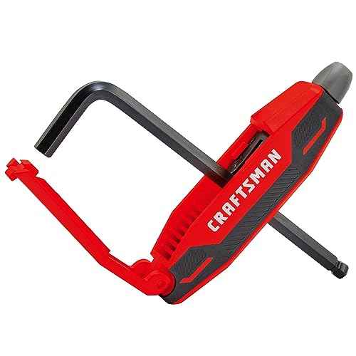 CRAFTSMAN Universal L-to-T Allen Wrench Adapter, Convert Most Sizes of Metric, SAE and Torx l-keys to a T-handle (CMHT26023)
