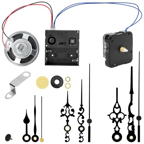 EEKit Chiming Clock Mechanism Replacement Kit with Battery Motor & Chime Options