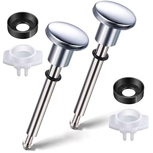 Enhon 2-Piece Chrome Tub Spout Diverter Repair Kit - Classic Style