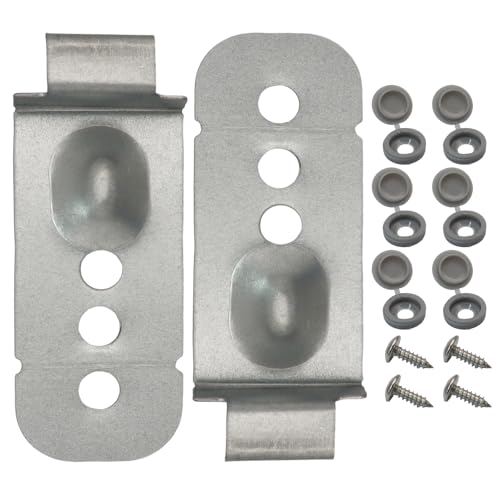 2Pcs Dishwasher Mounting Bracket Kit for Samsung – Heavy-Duty Stainless Steel