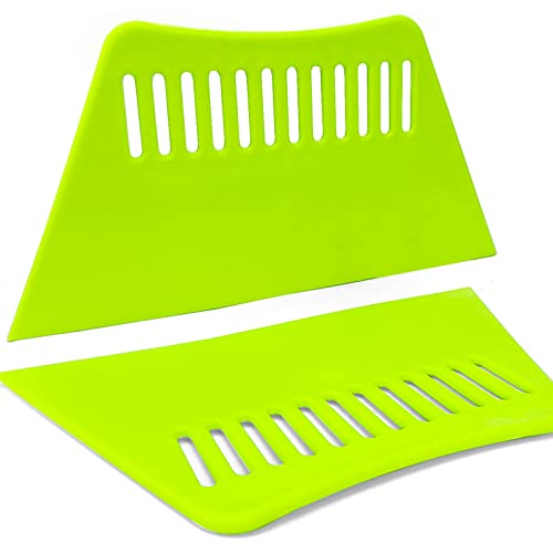 2piece Large Wallpaper Squeegee Wallpaper Smoothing Tools Plastic Scraper for The Application of Contact Paper Adhesive Window Film Craft Vinyl