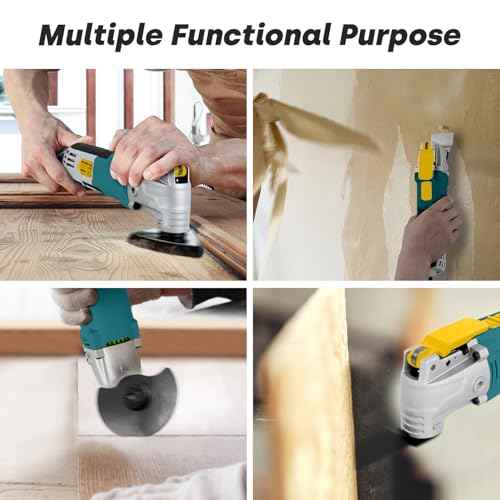 Enventor Multi Tool Saw, 2.5Amp Electric Oscillating Tool Kit Corded with 28pcs Saw Accessories, 6 Variable Speeds, 3¡Æ Oscillating Angle Oscillating Saw for Cutting, Scraping, Sanding