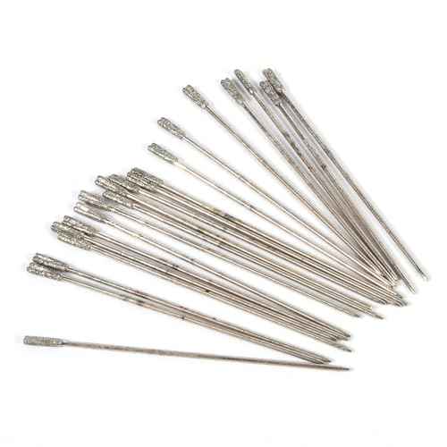 1mm Drill Bit, 20PCS Lapidary Drill Bits for Glass, Jewelry, Ceramic, Jade, Agate, Amber and Semiconductor Materials