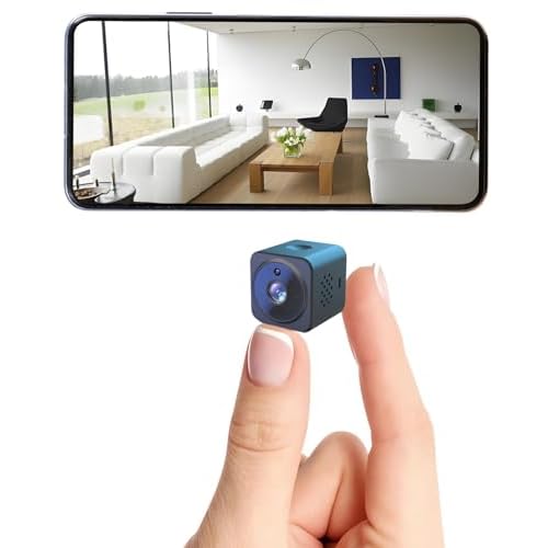Hidden Camera Wireless,HD Mini spy Camera for Office& Home Security Small Hidden Micro Camera with Night Vision Compatible with iOS & Android
