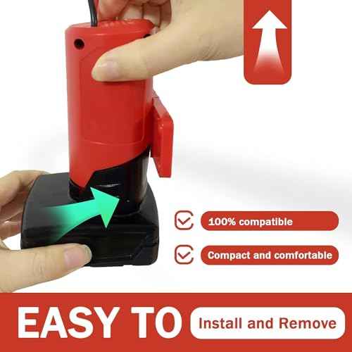 Power Wheel Adapter for Milwaukee M12 12V Battery with Fuse & Wire terminals & 14 Gauge Wire, Good Power Convertor for DIY Ride On Truck, Robotics and RC Toys