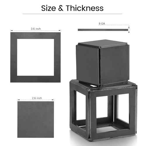 Welding Practice Kit ? 36 PCS 3.6¡± & 2.6¡± High-Quality Welding Coupons, 9 Gauge Steel Plates for TIG, MIG, Stick Welding, Perfect for Skill Improvement