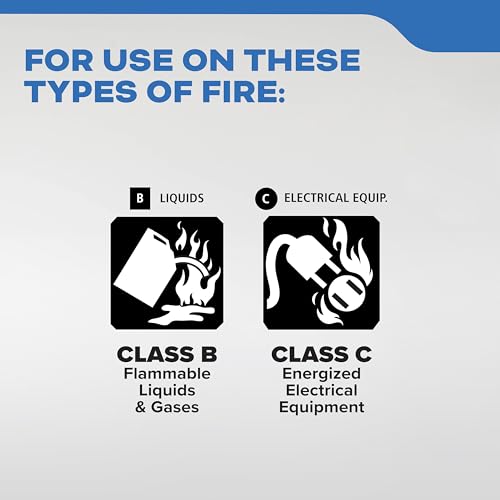Kidde Marine Fire Extinguisher for Jet Skis 5-B:C, 2 lb. Corrosion-Resistant