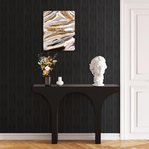 JiffDiff Black 3D Embossed Peel and Stick Wallpaper - 17.3" x 120"