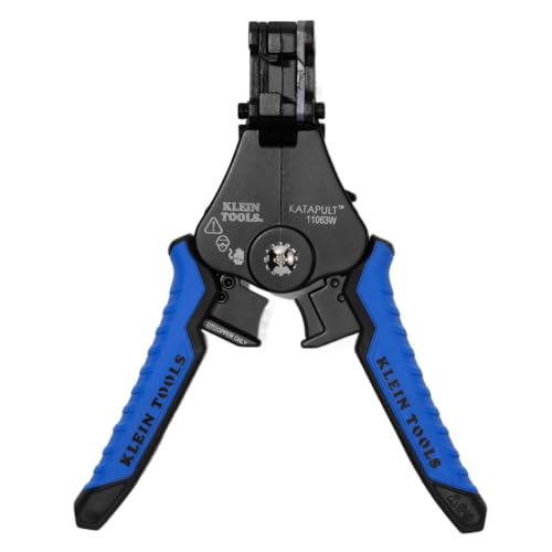 Klein Tools 11063W Heavy-Duty Automatic Wire Cutter/Stripper - Cutter