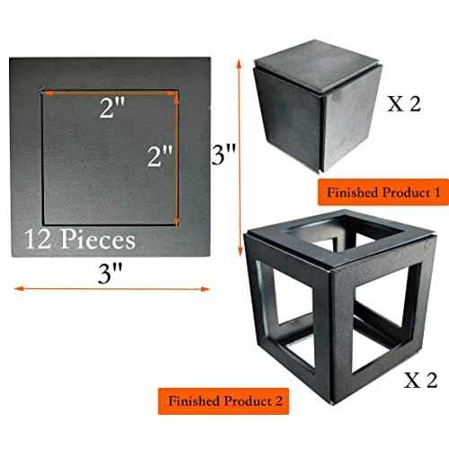 Welding Practice Kit, 24 PCS Premium Welding Coupons, 11 Gauge 3&2 Inch Square Steel Welding Plate For novice at welding. A36 Steel Plate Welding Practice Kit.