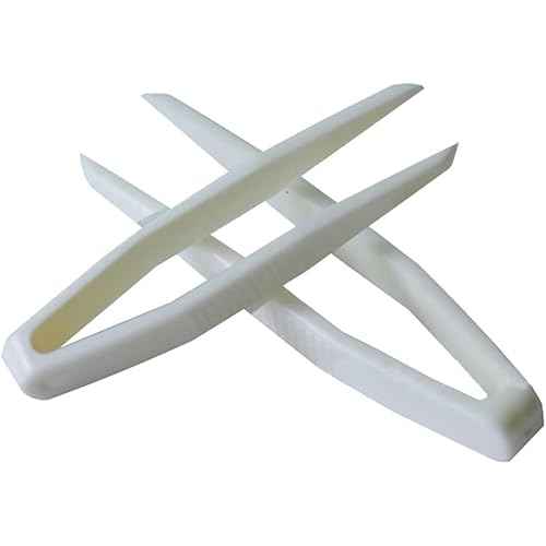 50 Pcs White Mini Plastic Tweezers Contact Lens Clip Beauty Tweezers Makeup Tool Hair Removal for Double Eyelid Stickers