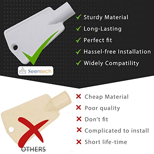 Seentech 297147700 Pack 2 Freezer Door Keys - Replaces AP4301346, 216702900, 06599905 Fits Kenmore/Electrolux