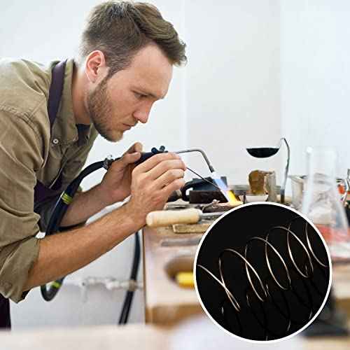 AIEX Silver Solder Wire for jewelry, 1.64Ft Long Easy Solder Silver Solder Flux for Jewelry Repair Electronics Plumbing (Melting Temperature 1325¡ÆF)