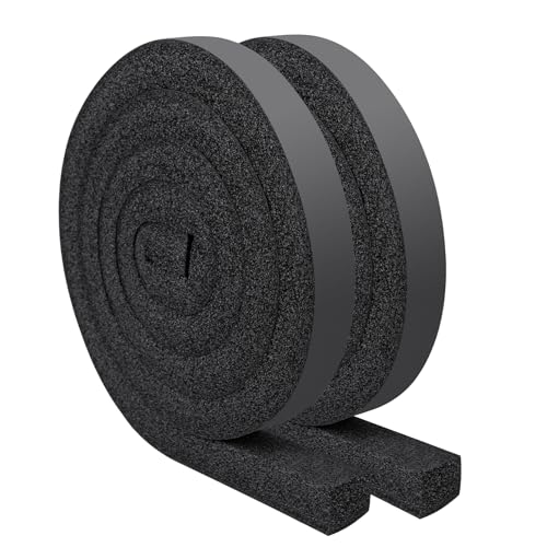 Yotache 1x1 Inch x13Ft Window Air Conditioner Seal Kit No Glue - Weatherproof Insulation Foam Strip
