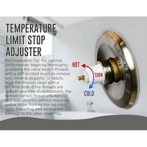 RP46074 Compatible with Delta 13/14 Series Bath Tub Shower Faucet Single Handle Universal MultiChoice Rough-in Valve Monitor Cartridge Repair Assembly Plumbing Parts