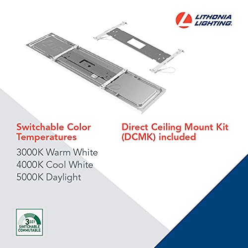 Lithonia Lighting 2x4 LED Flat Panel Light 4000 Lumens Switchable White 3500K/4000K/5000K