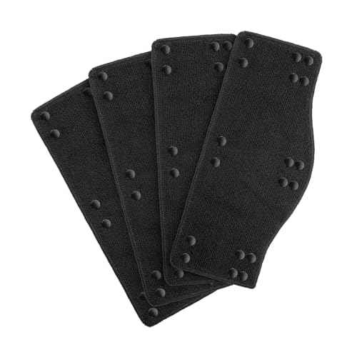 UNCO- Hard Hat Sweatband, 4 pcs, Black, Hard Hat Liner, Hard Hat Accessories, Sweatbands for Hats, Hardhat Sweatbands Washable, Reusable Hardhat Sweatbands, Sweat Bands for Hard Hats