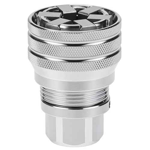 QWORK Adjustable Universal Socket Wrench, 10-19mm Adjustable Drive Socket Wrench Sleeve, 3/8" Drive Manual Socket Wrench