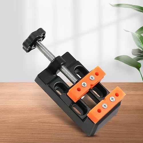Mini Bench Clamp Flat Table Vice - Multifunctional Jewelry Carving Tool with Adjustable Jaws for Watch Repair, Sculpture Craft, and Walnut Carving. Perfect for DIY Enthusiasts