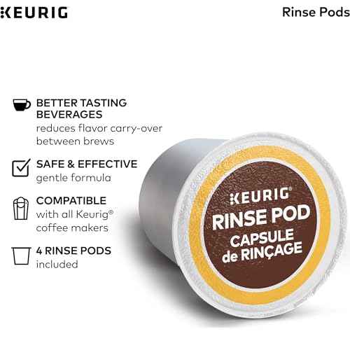 Keurig 3-Month Brewer Maintenance Kit Includes Descaling Solution, Water Filter Cartridges & Rinse Pods, Compatible Classic/1.0 & 2.0 K-Cup Coffee Makers, 7 Count
