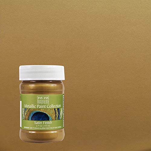Modern Masters Satin Brass Metallic Paint 6 Fl Oz - Interior Decorative Finish